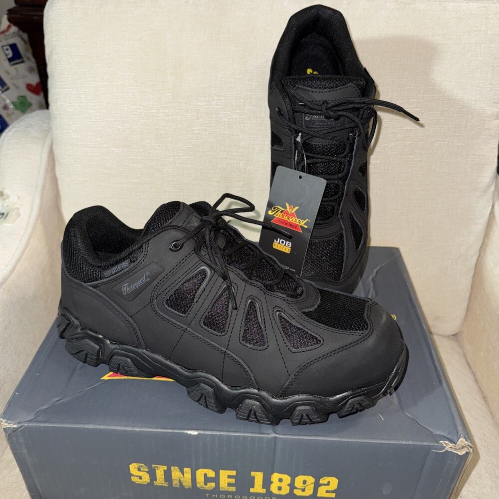 THOROGOOD CROSSTREX SAFETY TOE WATERPROOF OXFORD HIKER SHOES 804-6493 Sz 11W New